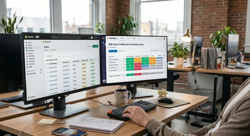 How to Integrate Shopify B2B with Monday.com (Step-by-Step)