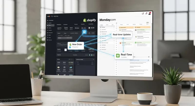 Connect Shopify to Monday.com in Minutes