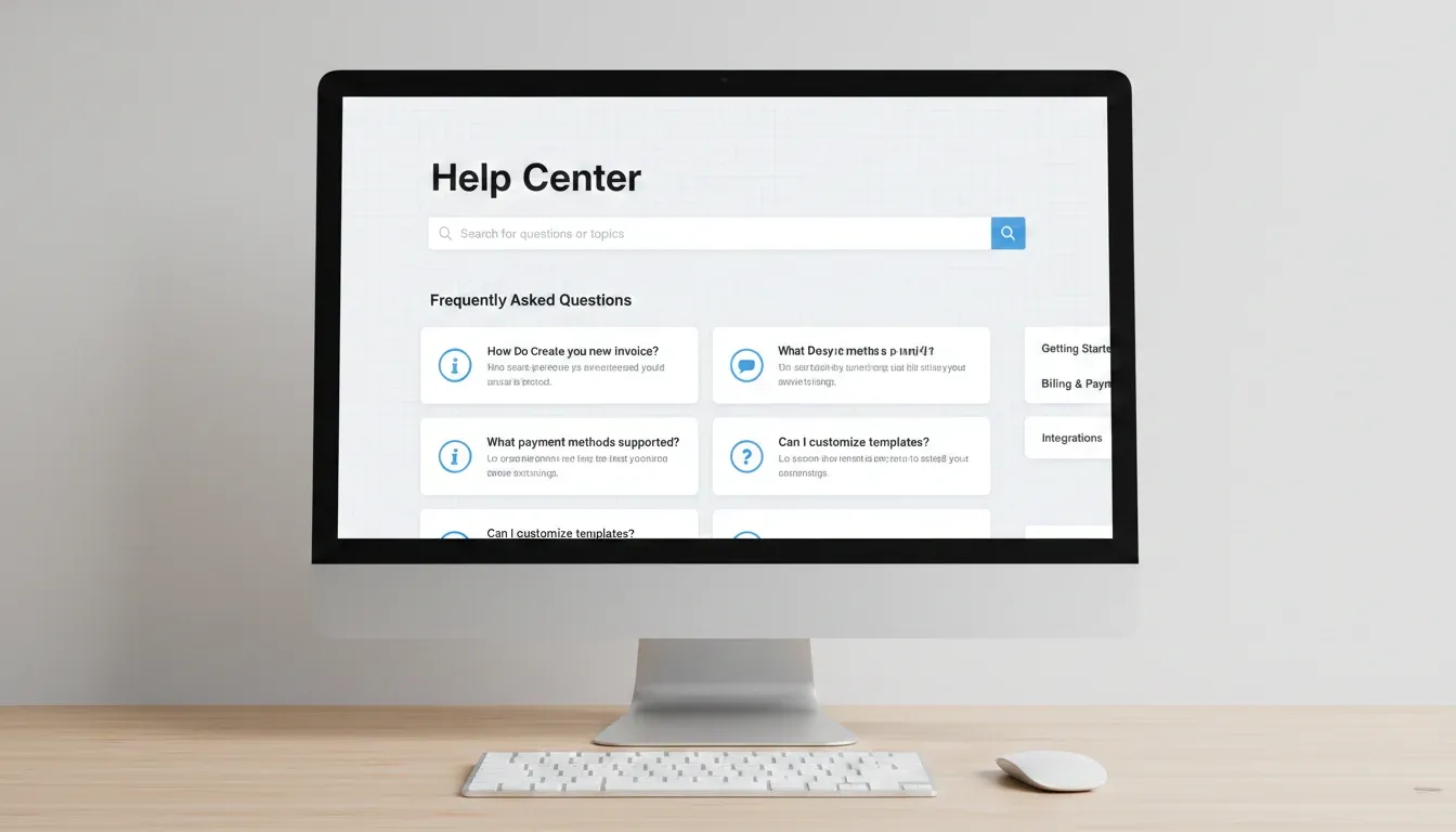 help center dashboard on a mac