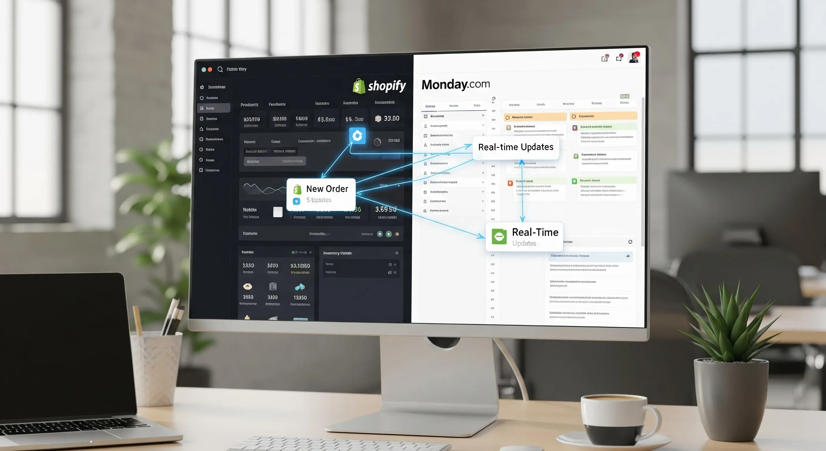 Connect Shopify to Monday.com in Minutes
