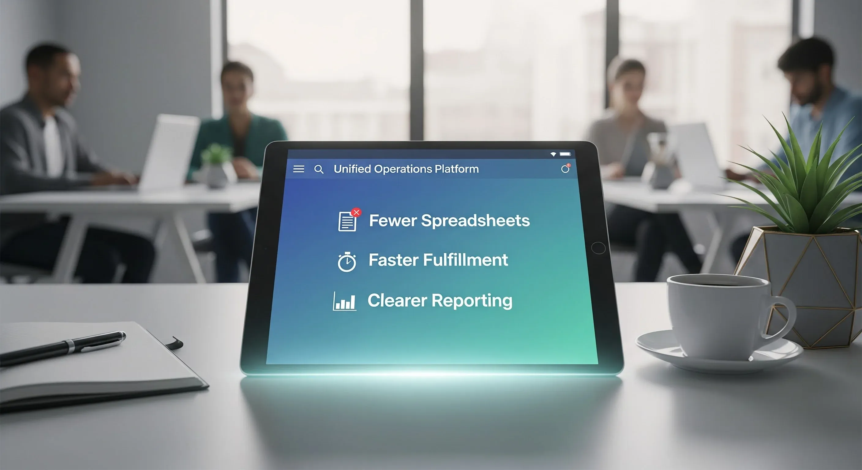 An image showing the benefits of Shopify and Monday.com integration.