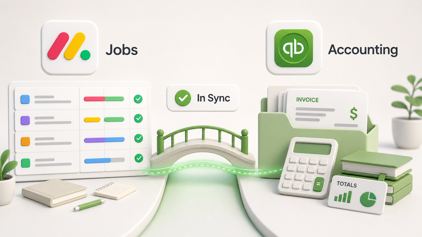 Picture of a guide to sync QuickBooks Desktop to monday.com