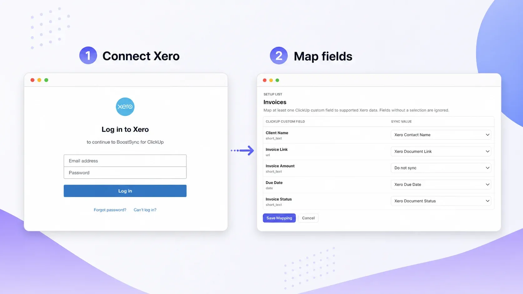 picture-of-the-two-step-process-to-connect-xero-and-map-fields